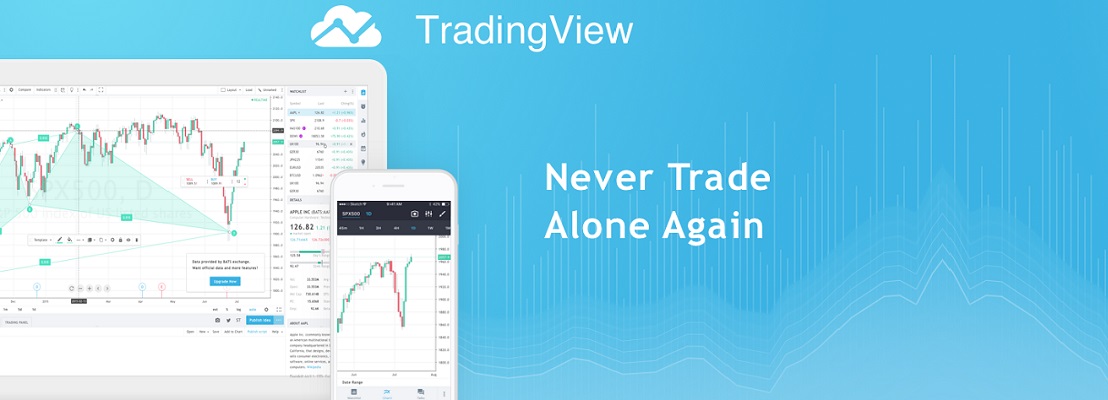 وب سایت و اپلیکیشن تحلیل ارز دیجیتال "تریدینگ ویو" (TradingView)